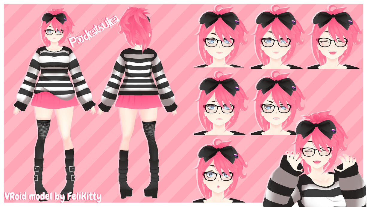 PocketsUke VRoid Model